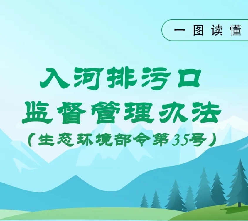 一圖讀懂 | 入河排污口監督管理辦法